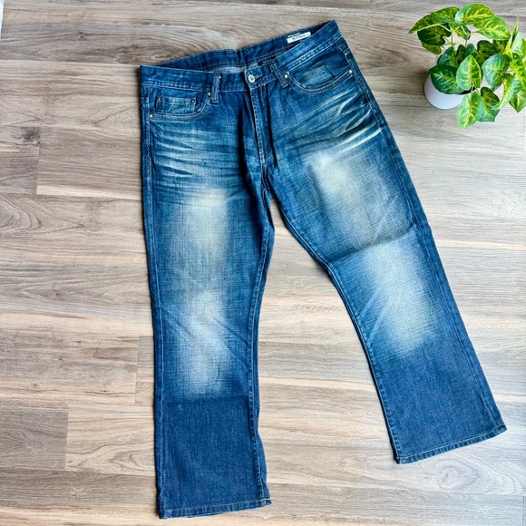 Buffalo King Basic Slim Bootcut Jeans Men’s Dark Wash Size 34 x 29 - Picture 1 of 13